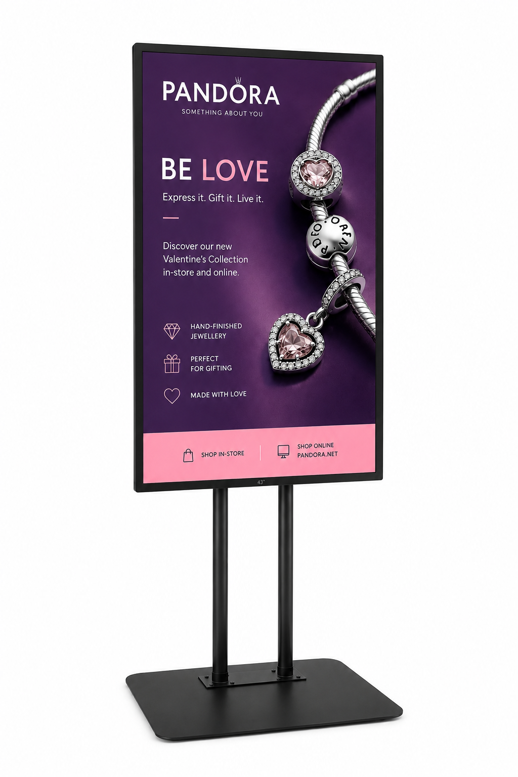 43" Display + Stand Bundle
