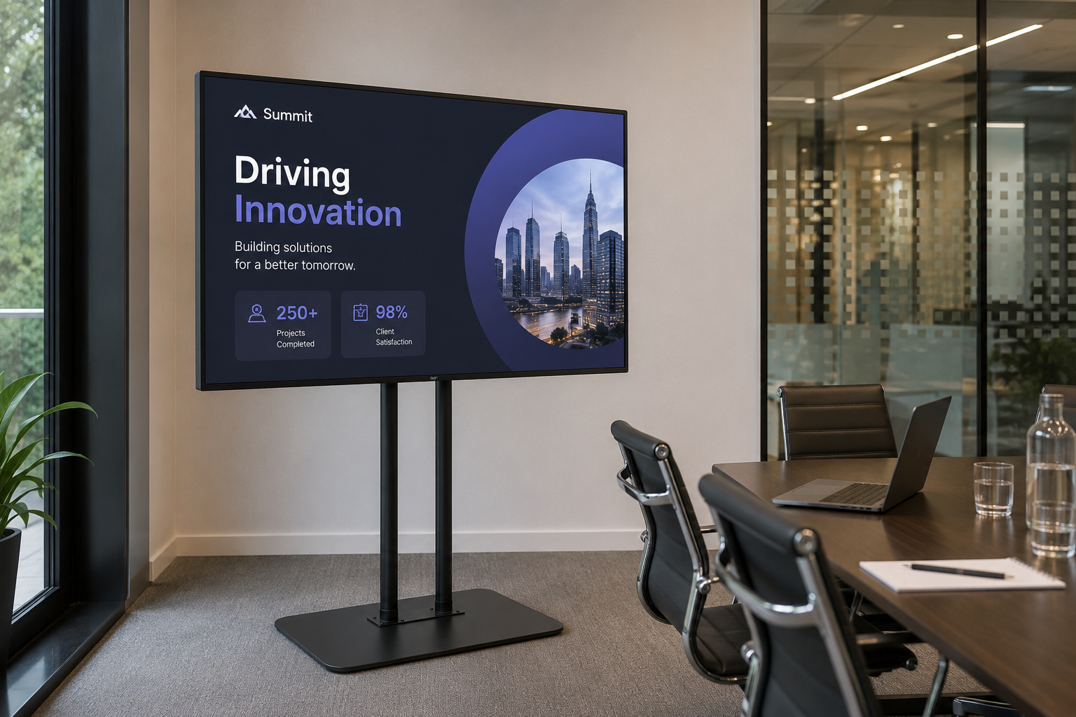 43 inch Display and Stand